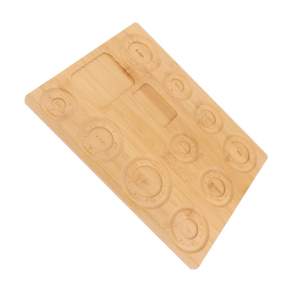 yingyy Bead Boards For Jewelry Making Sturdy Beading Board Made Of Natural Bamboo With Markings Bracelet Making Board Bead Tray