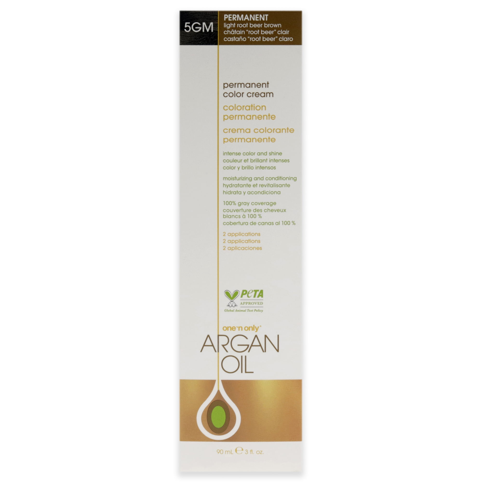 One n Only Argan Oil Permanent Color Cream - 6N Dark Natural
