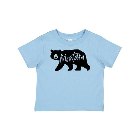 

Inktastic Montana Black Bear Silhouette Gift Baby Boy or Baby Girl T-Shirt