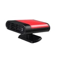 thumbnail image 2 of Ventilador de calefacción de coche 2 en 1 Viento fuerte, Refrigeración por calefacción, Desempañador de parabrisas, Demister Encendedor de cigarrillos Tapa cuadrada roja 24V Macarena Calentador de coche portátil, 2 of 7