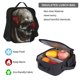 thumbnail image 5 of Easygdp Realistic Rose Skull Mochila para Niños y Niñas con Set de Caja de Almuerzo y Estuche para Lápices 3 en 1, Mochila Escolar Estampada para Adolescentes, 5 of 7