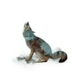 thumbnail image 2 of Haase, Andrea 24x19 Black Ornate Wood Framed with Double Matting Museum Art Print Titled - Wild Fox White, 2 of 4