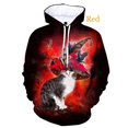 thumbnail image 3 of Sudadera con capucha con estampado 3D de bonitos gatos para hombres y mujeres, sudaderas informales de gran tamaño, sudaderas con capucha para primavera y otoño para hombres, ropa de calle, 3 of 5