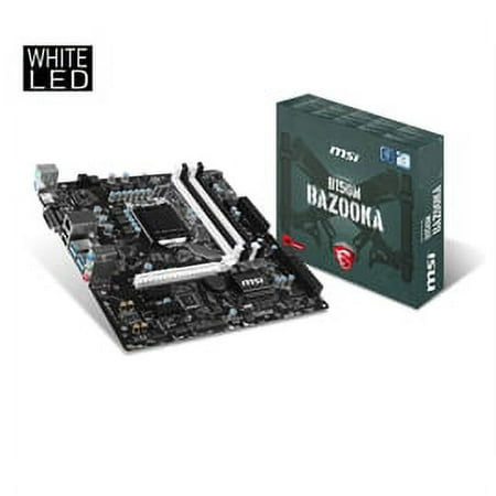 MSI Desktop Motherboard - Intel B150 Chipset - Socket H4 LGA-1151 B150M BAZOOKA