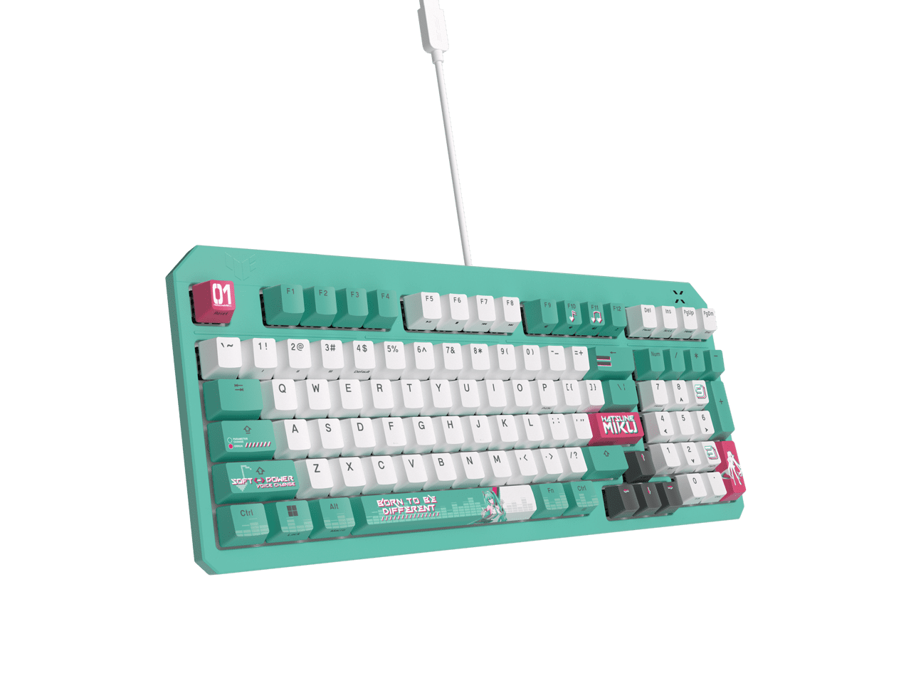 ASUS TUF Gaming K3 Gen II Hatsune Miku Edition Optical-Mechanical