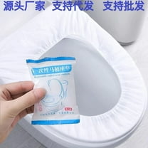 LOLIPPYY 40-Pack Thick Disposable Toilet Seat Covers Non-Woven Bathroom Seat Pads for Travel, Camping, Public Restrooms, and Home Use