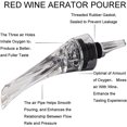 thumbnail image 2 of Wine Pourer - Wine Pourer Aerator - Gift for Wine Lovers - Wine Pouring Spout - No Spills or Splashes - Suitable for Red - White - Rosé Wine, 2 of 6