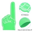 thumbnail image 4 of Giant Foam Finger 18 Inch EVA Number 1 DIY Blank Foam Hand, Green, 2 Pack, 4 of 5