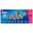 thumbnail image 1 of Ziploc® Food Storage Containers with Smart Snap Technology, Reusable for Kitchen Organization, Dishwasher Safe, Fresh Start Variety, Set, 1 of 9
