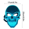 thumbnail image 2 of Coollooc Halloween LED Skull Mask, Horror Screm Scary Mask with Light, Masque for Creepy Party Masquerade, LED Face Mask for Men Women Halloween Festival Party(G), 2 of 7