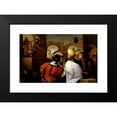 thumbnail image 2 of Luca Giordano 24x17 Black Modern Framed Museum Art Print Titled - See Homme (1650-1659), 2 of 5