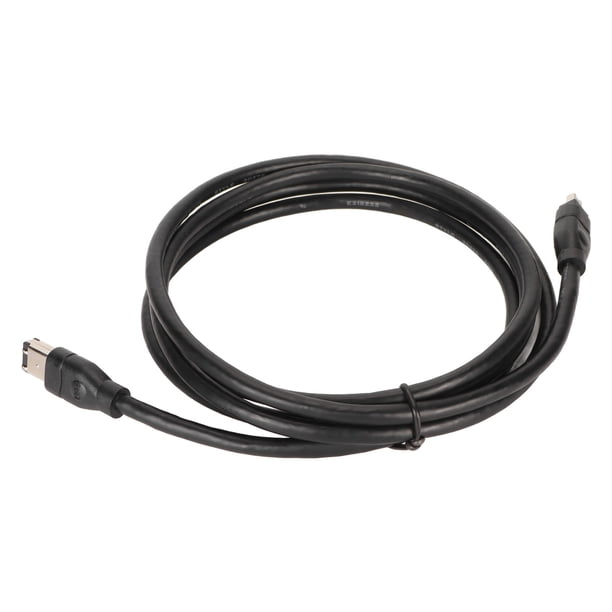 Cable Firewire DV, IEEE1394 Resistente Al Desgaste Plug And Play Cable Firewire De 5.9 Pies De 6 Pines A 4 Pines Alto Voltaje Probado Para Videocámaras Para Escáneres