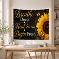 thumbnail image 5 of Dark Brown Wood With Grain Textured Horizontal, Inspirational Illustration for Quote Lovers, Wall Decor, Valentine's Day Gift, Tapestry Wall Hanging for Dorm and Living Room, 5 of 7