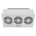 thumbnail image 1 of Ventilador Circulación Aire 3 Cabezales Ventilador Ventilación Automática 5.5V Piezas Automóviles (Blanco), 1 of 9