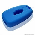 thumbnail image 3 of Dobrev 4 Buttons Silicone Case Protector Key Fob Cover Smart Car Remote Holder for 2016 2017-2019 Chevrolet Malibu Chevy Camaro (Blue), 3 of 5