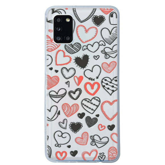 Funda para Galaxy M31 InstaCase Corazones Uso Rudo Antigolpes