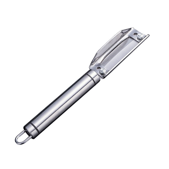 Cuchillo pelador de caña de azúcar de acero inoxidable, pelador de lechuga multifuncional, para cocina doméstica, pelador de frutas y verduras, raspador crujiente.
