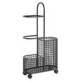 thumbnail image 4 of Almencla Garage Ball Storage Cart Corner Shelf Fitness Yoga Mat Storage Rack for Club Black, 4 of 7