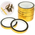 thumbnail image 4 of 9 Rolls Gold Tape Mirror Wrapping Decorative Tape For Detailing Graphic Art, 4 of 8