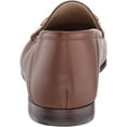 thumbnail image 3 of Sam Edelman Loraine Nut Brown Almond Toe Slip On Stacked Heel Fashion Loafers (NUT BROWN, 12), 3 of 6