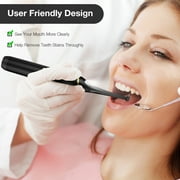 Electric Dental Calculus Remover, Tooth Cleaner Portable Sonic Tartar Plaque Stain Remover for Teeth Cleaning Tools Kit, Safe for Both Adult Kids (Black)