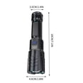 thumbnail image 3 of Linterna potente con carga USB, iluminación de emergencia brillante para exteriores con batería de larga duración., 3 of 9
