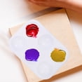thumbnail image 3 of Paleta de acuarela de plástico, bandeja de pintura al óleo, paleta de pintura artesanal DIY, paleta de mezcla de colores Flexible, 30 Uds., 3 of 6