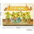 thumbnail image 2 of It''s Okay Inspirational Canvas Wall Art,Self Affirmation Canvas Painting Prints Wall Art for Home Bedroom Apartment Office Dorm Wall Decor, 2 of 6