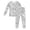 N53-White, variant on NAFUU Christmas Baby Girl Clothes Kids DIY Hand Painted Colorable Pants Set Boys Girls Funny Cartoon Coloring T-Shirts And Pants 2 Piece Sets 2-3 Years