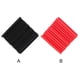 thumbnail image 3 of Inteprter 12 piezas de sala de Piano PU bloque absorbente de sonido estudio de oficina Panel de reducción de ruido insonorizado adorno montado Decoración del hogar Rojo, 3 of 6