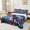 Blue Black Pink, variant on Manfei Magic Dragon Bed Sheets 4pcs, Magical Animal Wildlife King Sheets, Blue Lightning Sheet Set, Microfiber Bedroom Decor