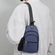 thumbnail image 5 of Xihbxyly Mochila Bandolera Ligera, Diseño con Orificio para Auriculares, Tamaño Compacto, Versátil para Deportes Al Aire Libre, Correa Ajustable, Senderismo, Ciclismo, Viajes, 30 X 18 X 6 Cm, 5 of 6