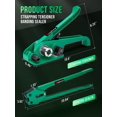 thumbnail image 2 of Kit de flejado Hugbow de alta resistencia, PET en rollo de 1500 lb, 2 of 8