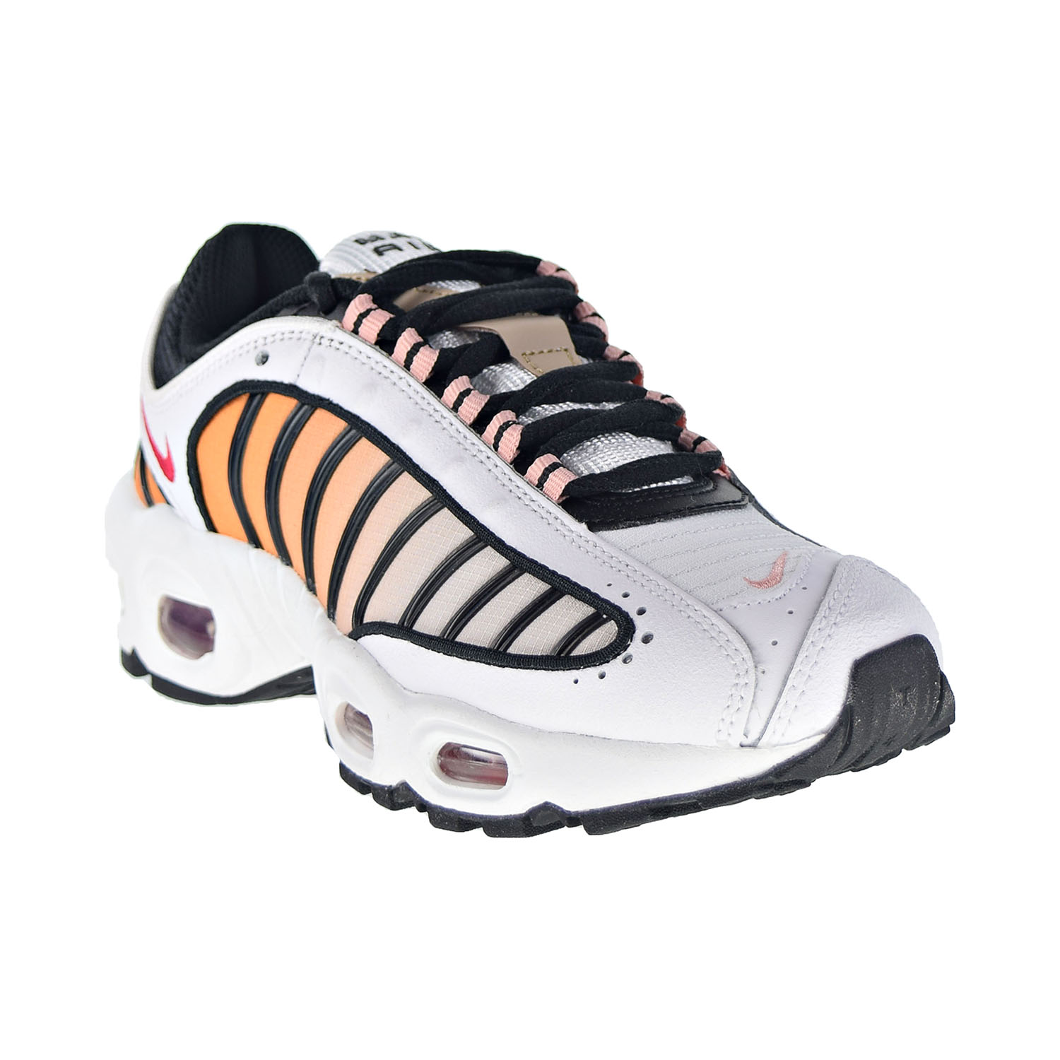 Nike Air Max Tailwind 4 Women's Shoes White-Black-Coral Stardust-Gym Red cj7976-100 - image 2 of 6
