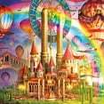 thumbnail image 3 of 1000pcs/set Paper Puzzles Scenery Puzzle for Children Adult Pressure Relief Toys Color:2#, 3 of 8