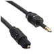 thumbnail image 3 of 1m 3ft Toslink to Mini Plug 3.5mm Digital Optical SPDIF Audio Cable Gold Plated, 3 of 5
