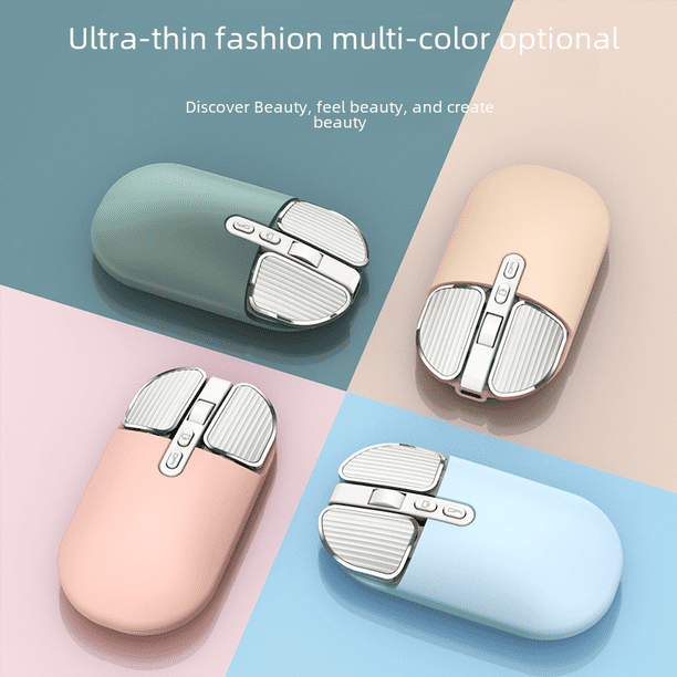 Ratón inalámbrico Bluetooth M203 de modo dual para computadora de escritorio, portátil, oficina, hogar, ratón silencioso, luz de carga