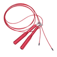 thumbnail image 1 of Cuerda de salto de estilo libre para entrenamiento de intervalos de alta intensidad (HIIT), velocidad y trucos (mangos largos de aluminio, cable ajustable), 1 of 5