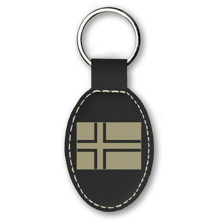 Keychain - Flag of Norway (Black)