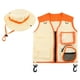 thumbnail image 4 of Disfraz de explorador infantil Yotijar Chaleco y Sombrero Naranja para Niño, 4 of 10