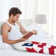 thumbnail image 5 of Fotbe USA Canada Flag Pantalones de Pijama para Hombre, Pantalones de Dormir, Pantalones de Casa con Cintura Ajustable y Bolsillos-XX-Large, 5 of 6