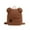 Brown, variant on School Backpack for Teens Fuzzy Bear Ear Design Backpack Large Capacity Plush Bag Zipper Pouch Adjustable Travel Daypack
