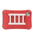 thumbnail image 3 of Kids Case for Samsung Galaxy Tab A9 8.7" 2023 Tablet Case with Rotatable Stand, Kids Friendly EVA Foam Shockproof Drop Protective Cute Cover for Samsung Galaxy Tab A9 8.7 inch 2023, Red, 3 of 7