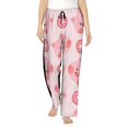 thumbnail image 1 of Balery Pigs Head And Donuts Pantalones de pijama para mujer, pijamas ultraligeros, pantalones de estar por casa-X-Large, 1 of 6