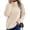 37# Beige, variant on Sweatshirts for Women Puff Sleeve Relaxed Fit Casual Pullover with Front V Fall Versatile Comfy Tops Dark Gray XL