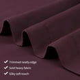 thumbnail image 5 of PiccoCasa 2pcs Blockout Thermal Insulated Grommet Window Curtain Panel Valance Darkening Drapes Burgundy 42" x 84", 5 of 8