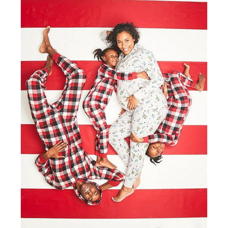Family PJs Matching Kids Pajamas Buffalo Check Plaid Onesie
