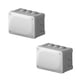thumbnail image 1 of Pack 2 Pzs Caja Estanca Conos Tornillos Argos 17.5x15x8 IP55 blanco, 1 of 6