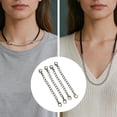 thumbnail image 3 of Stainless Steel Jewelry Extender Chains – 18 Piece Suitable for Necklaces Bracelets and Anklets; Lengths: 1", 3 of 7