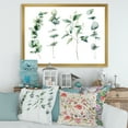 thumbnail image 3 of Designart 'Green Eucalyptus Plant Branches I' Traditional Framed Art Print, 3 of 4